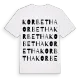Korbetha ordlek t-shirt