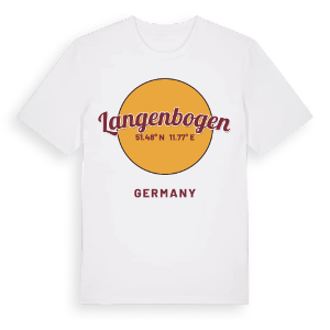 Langenbogen cirkel t-shirt – ekologisk bomull t-shirt från Pinshirt