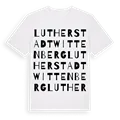 Lutherstadt Wittenberg ordlek t-shirt