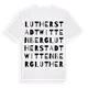 Lutherstadt Wittenberg ordlek t-shirt