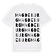 Magdeburg ordlek t-shirt