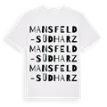Mansfeld-Südharz ordlek t-shirt
