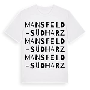 Mansfeld-Südharz ordlek t-shirt – ekologisk bomull t-shirt från Pinshirt