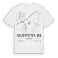Neustädter See karta t-shirt