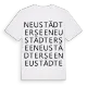 Neustädter See ordlek t-shirt