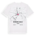 Nienburg (Saale) karta t-shirt