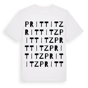 Prittitz ordlek t-shirt – ekologisk bomull t-shirt från Pinshirt