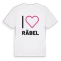 Jag älskar Räbel t-shirt stort tryck