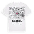 Saalekreis karta t-shirt