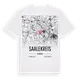 Saalekreis karta t-shirt
