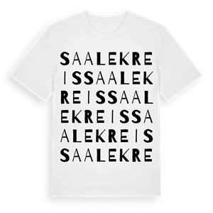 Saalekreis ordlek t-shirt – ekologisk bomull t-shirt från Pinshirt
