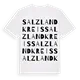 Salzlandkreis ordlek t-shirt