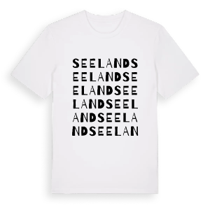 Seeland ordlek t-shirt – ekologisk bomull t-shirt från Pinshirt