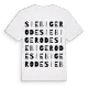 Siebigerode ordlek t-shirt