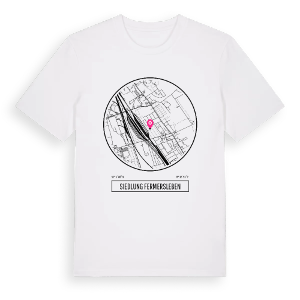 Siedlung Fermersleben t-shirt – ekologisk bomull t-shirt från Pinshirt