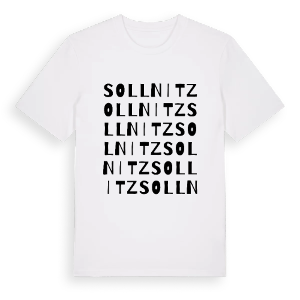 Sollnitz ordlek t-shirt – ekologisk bomull t-shirt från Pinshirt
