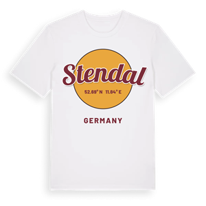 Stendal cirkel t-shirt – ekologisk bomull t-shirt från Pinshirt