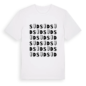 Süd ordlek t-shirt – ekologisk bomull t-shirt från Pinshirt