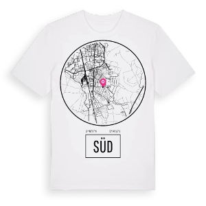 Süd t-shirt – ekologisk bomull t-shirt från Pinshirt