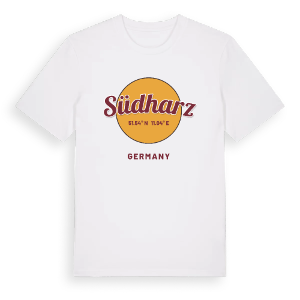 Südharz cirkel t-shirt – ekologisk bomull t-shirt från Pinshirt