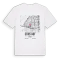 Südstadt karta t-shirt