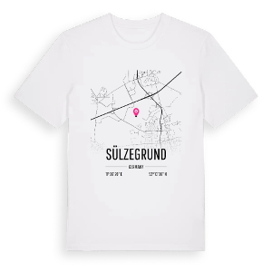 Sülzegrund karta t-shirt – ekologisk bomull t-shirt från Pinshirt