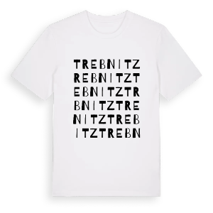 Trebnitz ordlek t-shirt – ekologisk bomull t-shirt från Pinshirt
