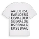 Waldersee ordlek t-shirt