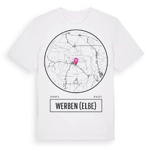 Werben (Elbe) t-shirt – ekologisk bomull t-shirt från Pinshirt