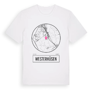 Westerhüsen t-shirt – ekologisk bomull t-shirt från Pinshirt