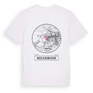 Westliche Neustadt t-shirt – ekologisk bomull t-shirt från Pinshirt