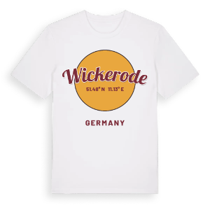 Wickerode cirkel t-shirt – ekologisk bomull t-shirt från Pinshirt