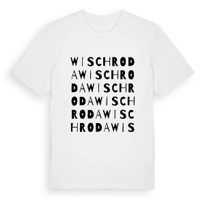 Wischroda ordlek t-shirt – ekologisk bomull t-shirt från Pinshirt