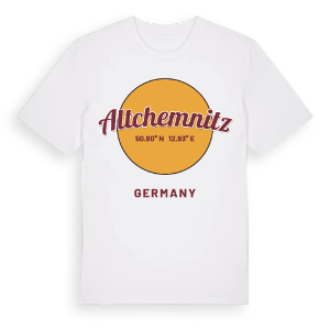Altchemnitz cirkel t-shirt – ekologisk bomull t-shirt från Pinshirt