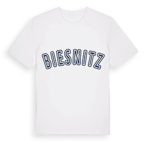 Biesnitz college t-shirt – ekologisk bomull t-shirt från Pinshirt