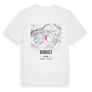 Birkigt karta t-shirt – ekologisk bomull t-shirt från Pinshirt