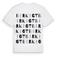 Birkigt ordlek t-shirt