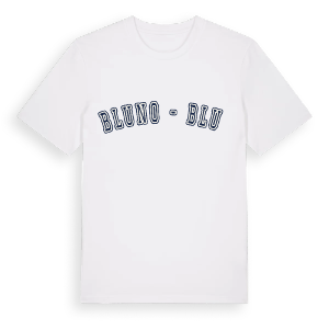 Bluno - Bluń college t-shirt – ekologisk bomull t-shirt från Pinshirt
