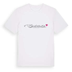 Boderitz hjärta t-shirt – ekologisk bomull t-shirt från Pinshirt