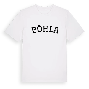 Böhla böjd t-shirt – ekologisk bomull t-shirt från Pinshirt
