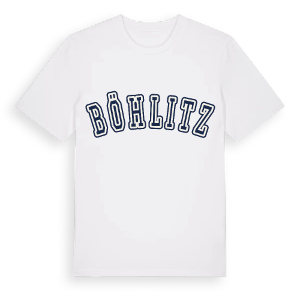 Böhlitz college t-shirt – ekologisk bomull t-shirt från Pinshirt