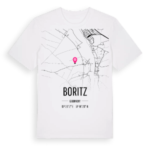 Boritz karta t-shirt – ekologisk bomull t-shirt från Pinshirt