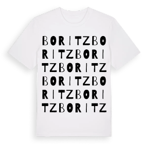 Boritz ordlek t-shirt – ekologisk bomull t-shirt från Pinshirt