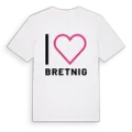 Jag älskar Bretnig t-shirt stort tryck