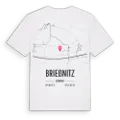 Brießnitz karta t-shirt