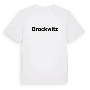 Brockwitz fetstil t-shirt – ekologisk bomull t-shirt från Pinshirt