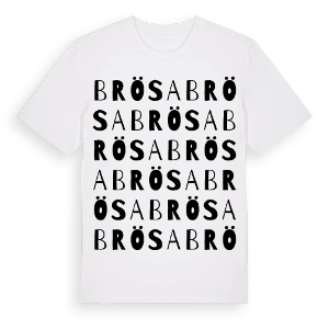 Brösa ordlek t-shirt – ekologisk bomull t-shirt från Pinshirt