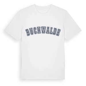 Buchwalde college t-shirt – ekologisk bomull t-shirt från Pinshirt