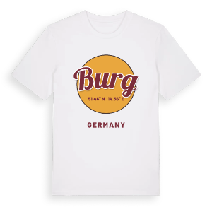 Burg cirkel t-shirt – ekologisk bomull t-shirt från Pinshirt