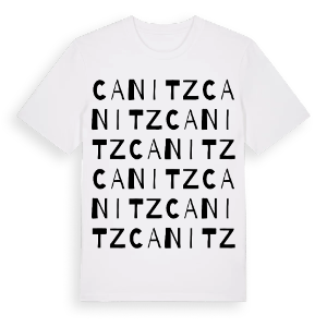 Canitz ordlek t-shirt – ekologisk bomull t-shirt från Pinshirt